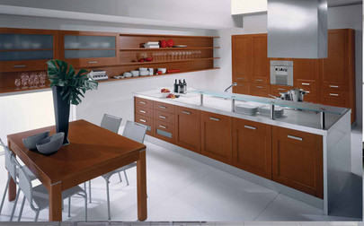 artistic-kitchen-designs.com Modern Kitchen with Cabinets