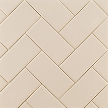 ASC NOW_Concept Board_butter cream gloss 754 Ann Sacks Herringbone-patterned Ceramic Subway Tiles