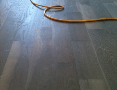 buffing Wood Floors Go Gray - Buffing