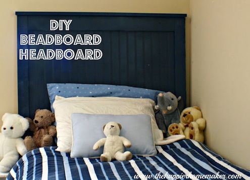 diy-beadboard-headboard-pottery-barn-knockoff-camp-bed DIY Beadboard
