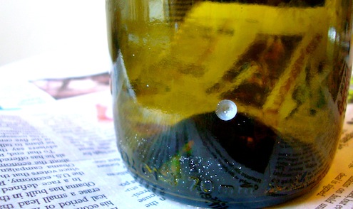 Little Drill Hole Wine Bottle Lanterns - Little Drill Hole