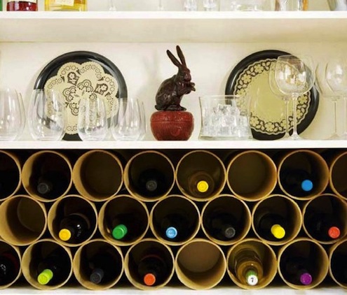 wine rack building materials