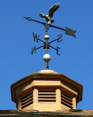 wikimedia.oeg-Weathervane_in_Dayton,_Indiana copy Weather Vanes - Detail