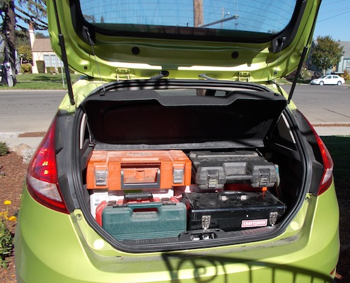 Car Packed Renovation Road Trip - Car Packed