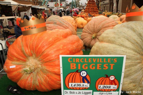 CirclevillePumpkinShow-CirclevilleOH-BiggestPumpkinContest Pumpkin Festivals - Prize Pumpkins