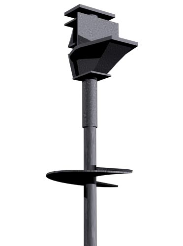 Tilting Chimneys - Helical Pier