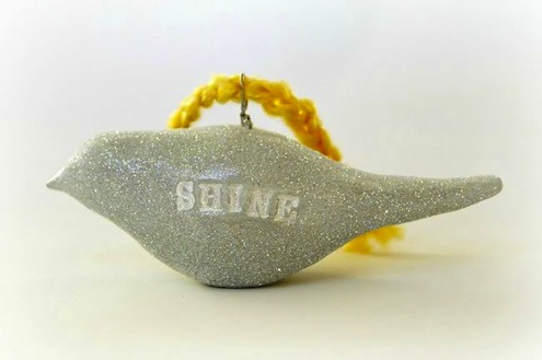 DIY Clay Bird Ornament