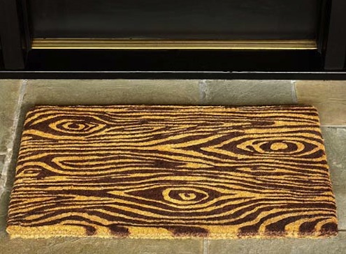 PotteryBarn-faux-bois-doormat Outdoor Doormats - Faux Bois