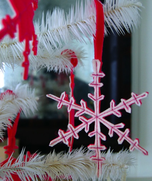 DIY Snowflake Ornaments