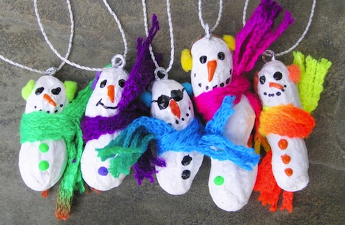 DIY Peanut Ornaments