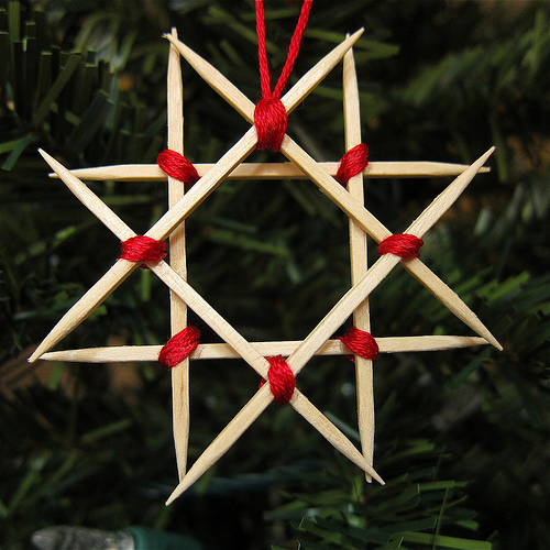 DIY Toothpick Ornaments