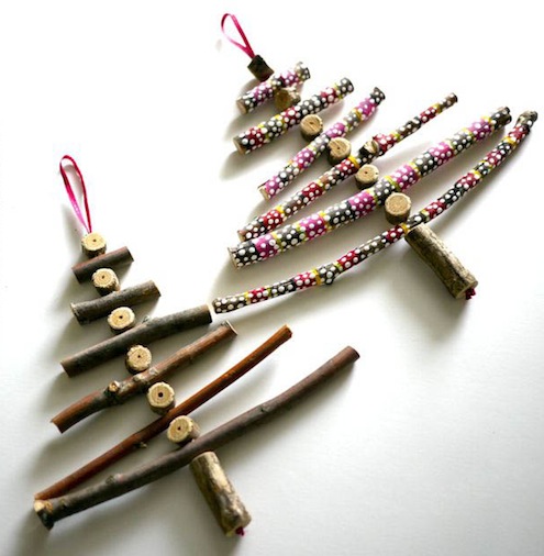 DIY Twig Ornaments