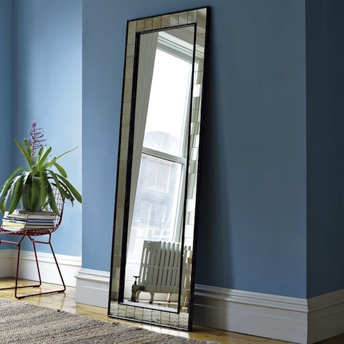 Oversized Mirror - West Elm Antique Tile Floor Mirror