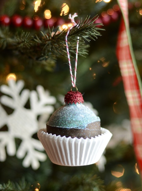 DIY Cupcake Ornaments