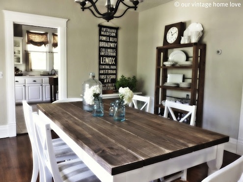 DIY Farm Table