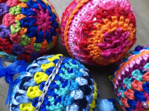 DIY Knit Ornaments