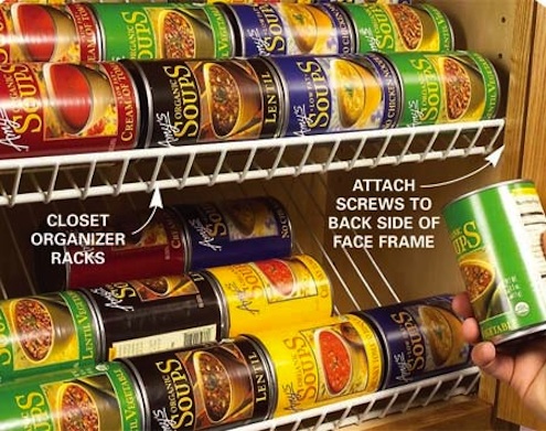 diy kitchen storage - closet storage racks in kitchen cabinets