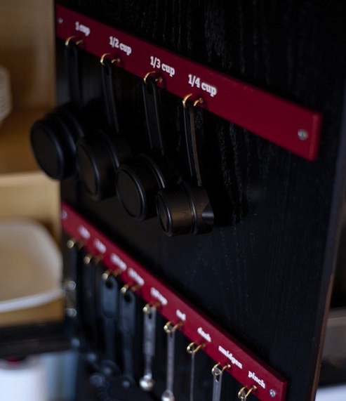 DIY Kitchen Storage - Measuring Tools Organizer