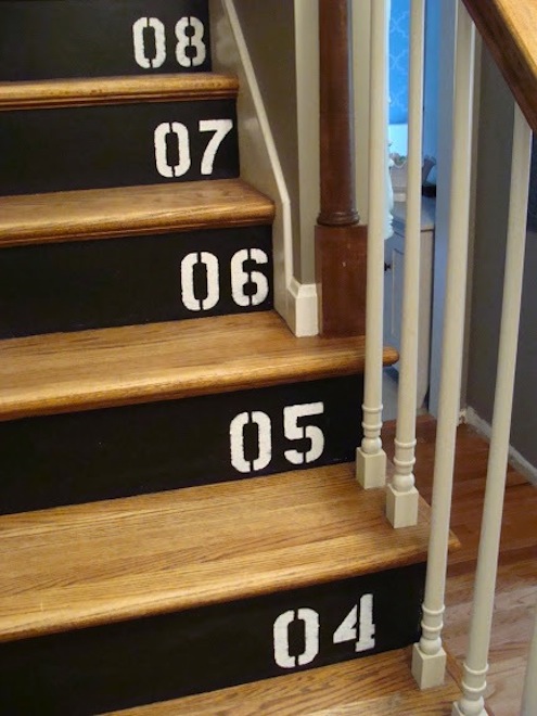 chalkboard-paint-diy-staircase Chalkboard Paint DIY - Staircase