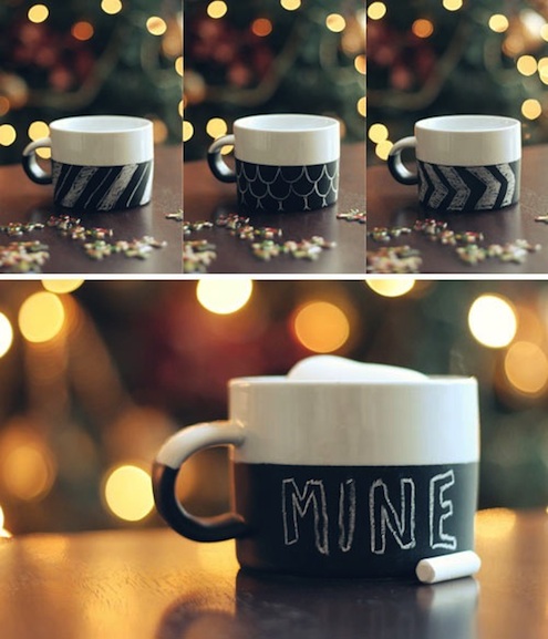 chalkboard-paint-diy-mug Chalkboard Paint DIY - Mug
