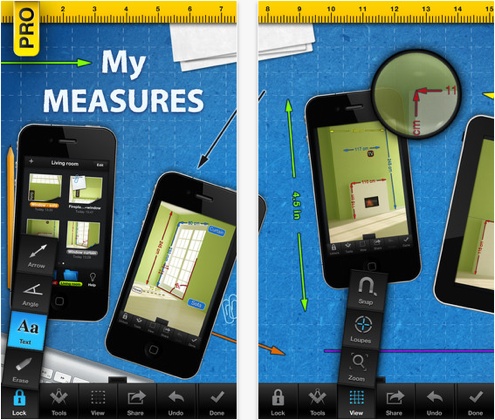 Home Remodeling Apps - Productivity - My Measures Pro