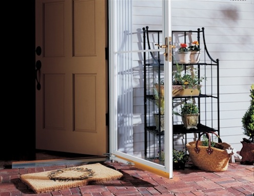 glass Storm Door Installation - Glass