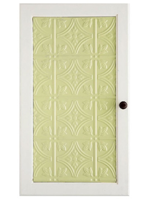 cabinet Tin Ceiling Tile DIY - Cabinet