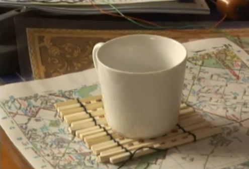 coasters Repurpose Chopsticks - Coasters