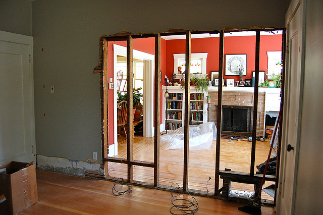 exposed-studs Construction Site Living - Exposed Studs
