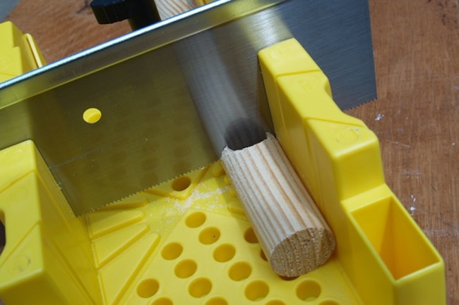 how-to-fix-a-closet Sawing closet rod to make pole support