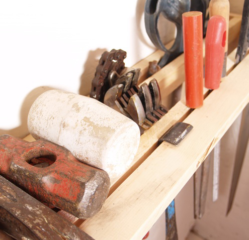 slotted-shelf Workshop Storage - Slotted Shelf