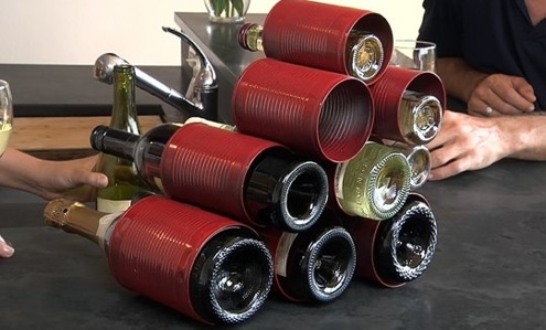 wine-rack Tin Can Projects - Wine Rack