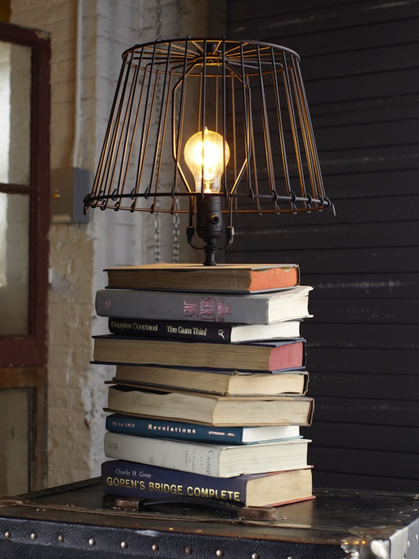 table-lamp Repurpose Books - Table Lamp