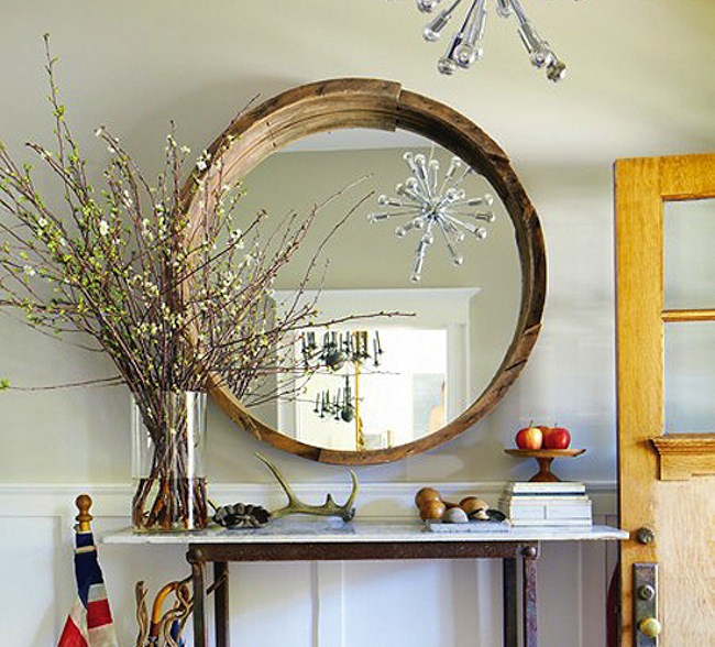 Mirror Wine Barrel DIY - Mirror