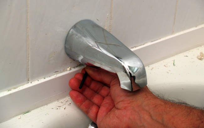 step-7 How to Replace a Tub Spout - Step 7