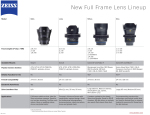Zeiss Lens Chart