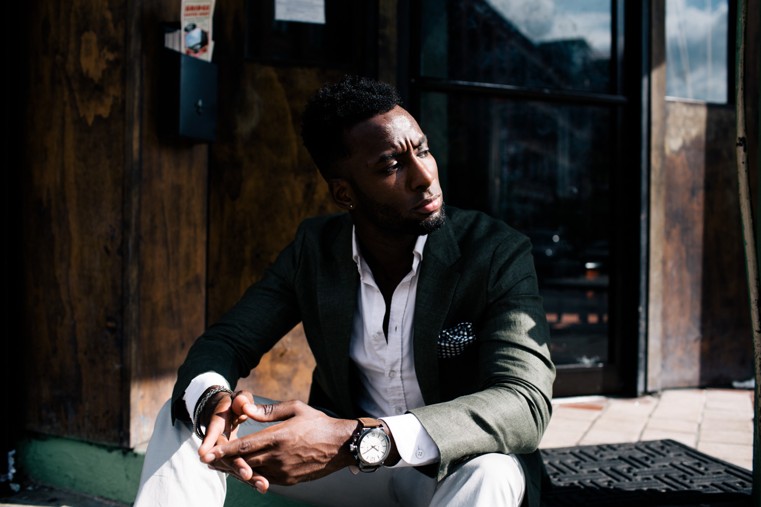 Wayne Wilson in DUMBO, Brooklyn