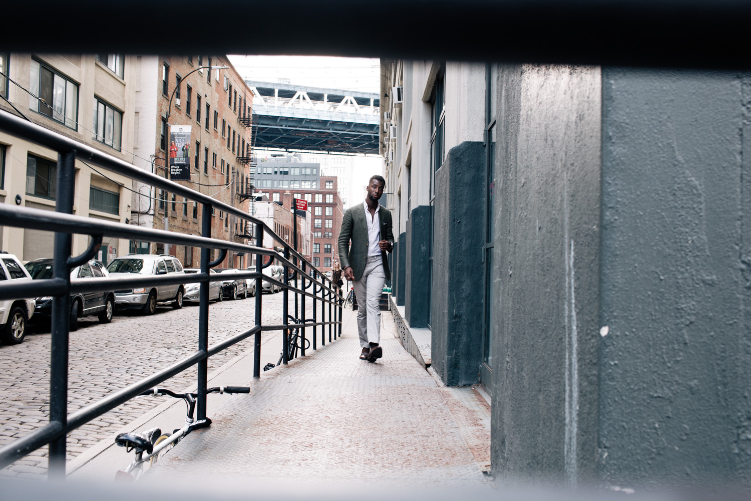 Wayne Wilson in DUMBO, Brooklyn