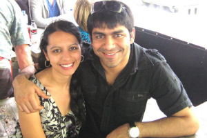 Shaadi.com couple - Kunal and Shruti