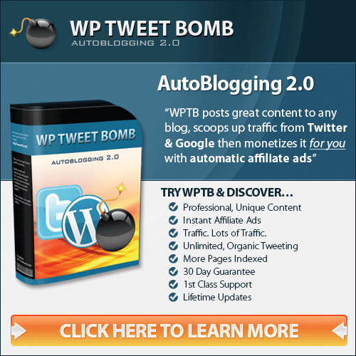 WP Tweet Bomb Autoblog