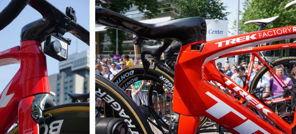 aero Madone race bikes 