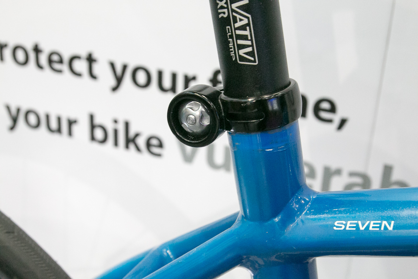 TPE16 Pinhead keys into new light weight frame locks, thru axle