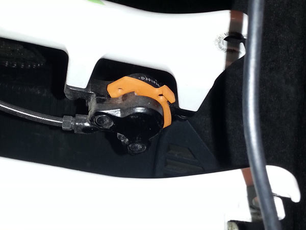 3D printed disc brake pad spacers 