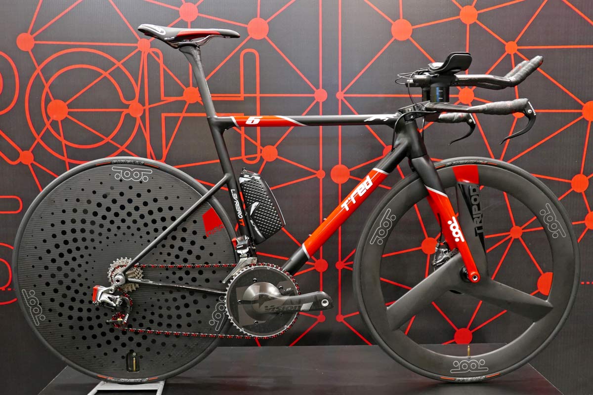 fillet brazed steel time trial bike 