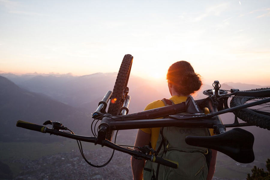 hydration pack so you can hike-a-bike 