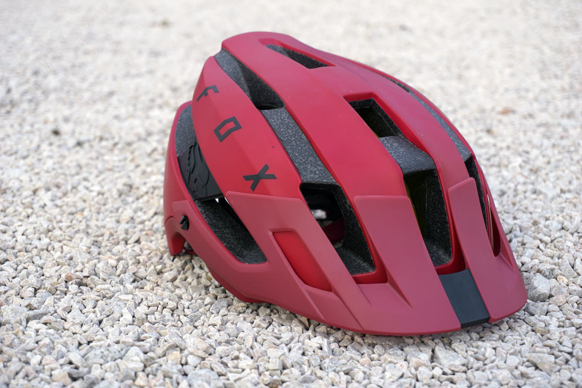 Fox Flux mountain bike helmet comes of 