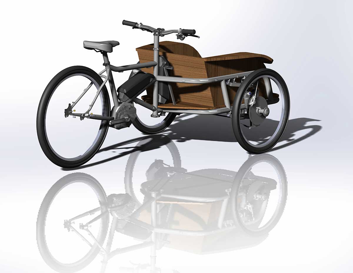 Revamped Juggernaut 2.0 cargo trike 