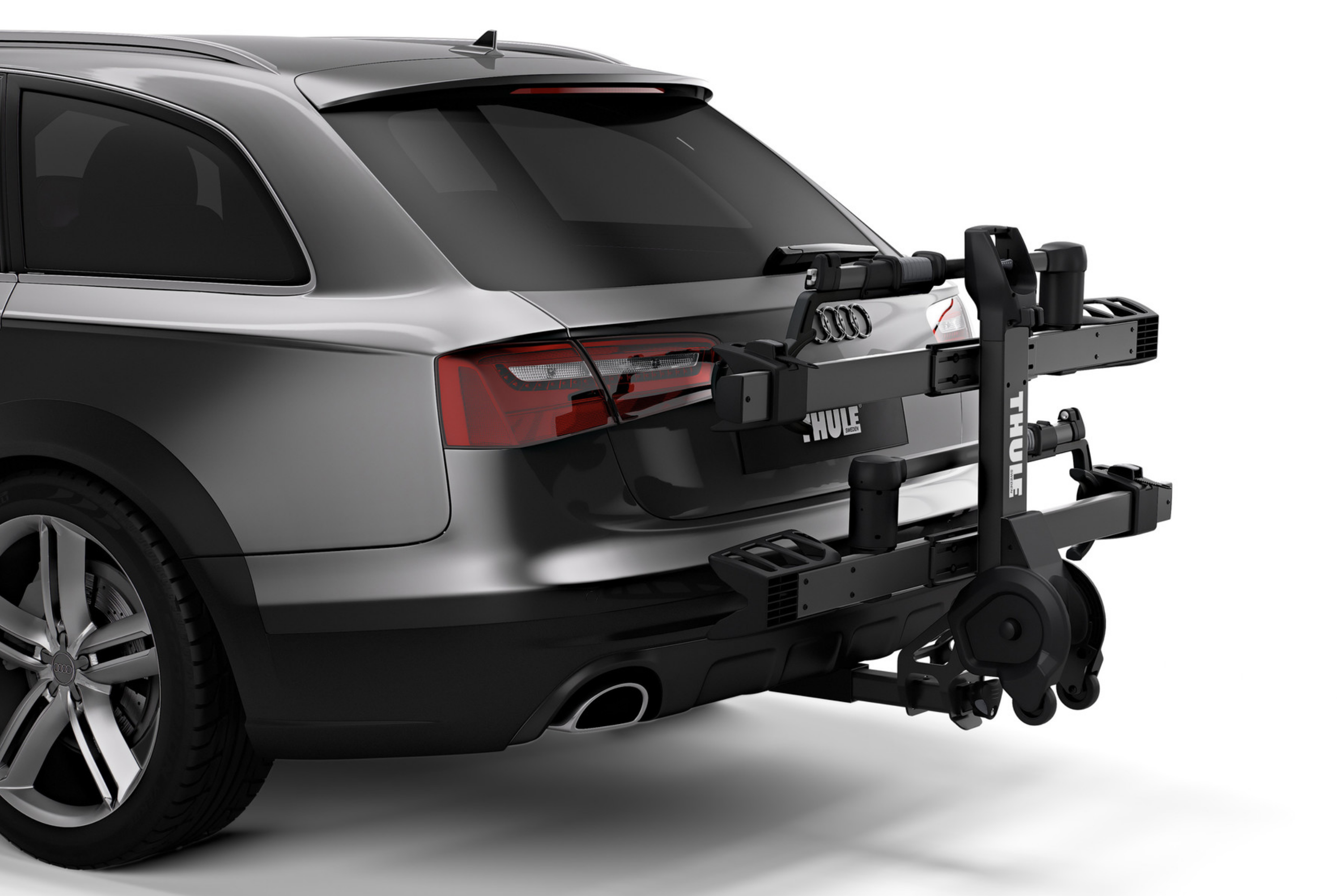 New Thule T2 Pro XTR hitch rack rolls 