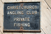 Christchurch Angling Club Sign