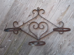 Ornate Wall Mounted Flower Pot Holder